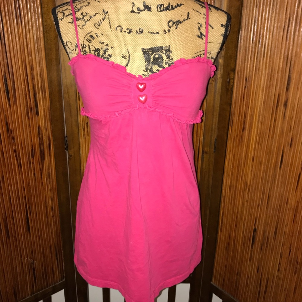 Pink. Tunic Tank. - Picture 3 of 5